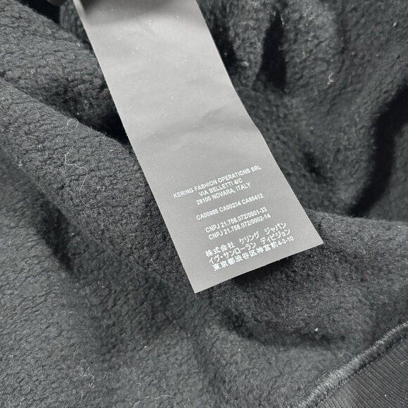 Saint Laurent 50s Signature Logo Hoodie Black Size XL - Picture 7 of 10